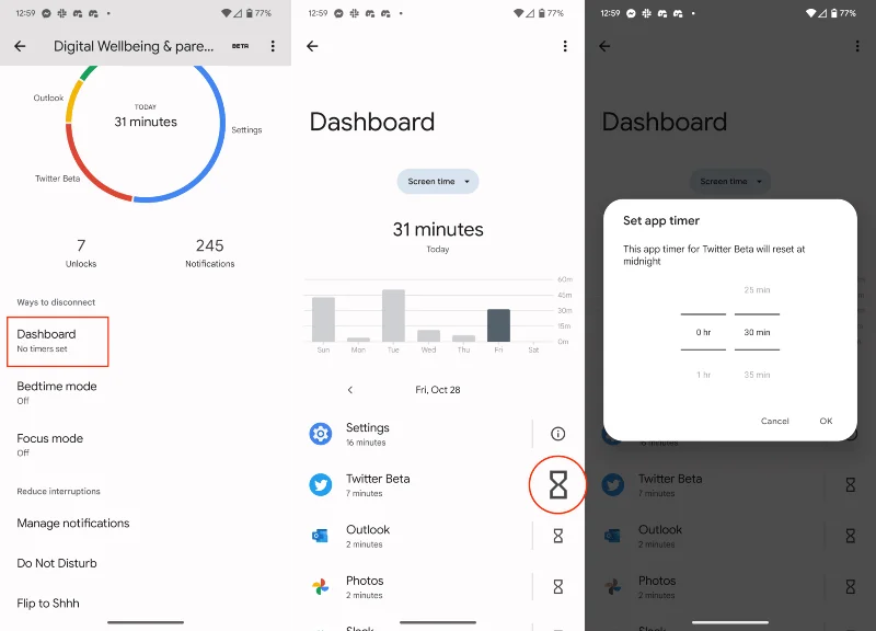 Cum să configurați bunăstarea digitală pe Android