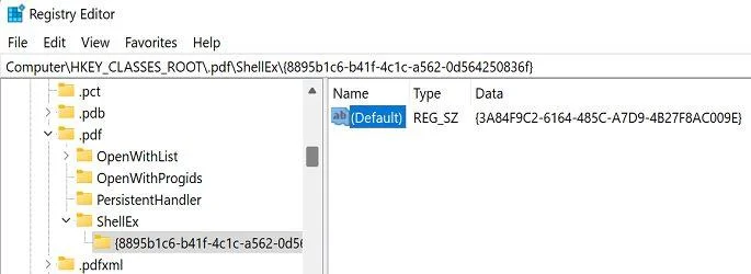 File Explorer: PDF Preview Afișează directorul de fișiere index