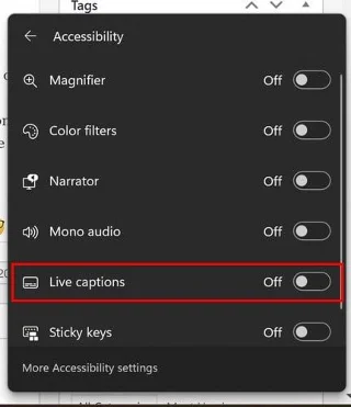 Cum să activați subtitrările live în Windows 11