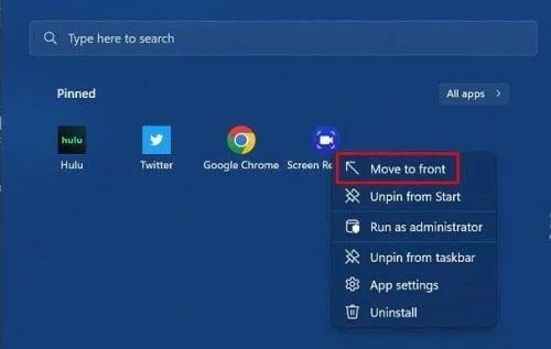 Windows 11: Cum să fixați un fișier sau un folder în meniul Start