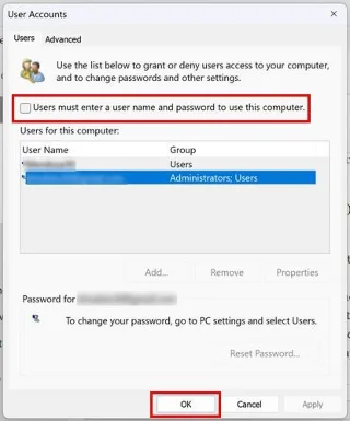 Windows 11: Cum să activați autentificarea automată