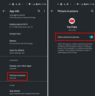 Remediați imaginea în imagine nu funcționează pe Android