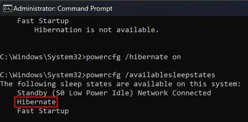 Windows 11: Cum se adaugă/elimină opțiunea Hibernare