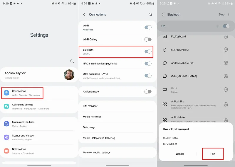 Cum se conectează Galaxy S23 la computer