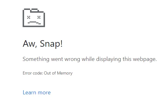 Cod de eroare remediat: memorie lipsită pe browserele web Windows 11