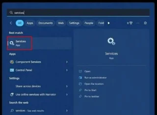 Cum să deschideți serviciile în Windows 11