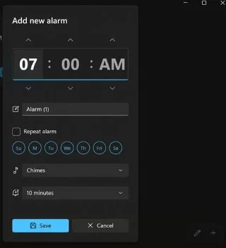 Cum să creați și să ștergeți o alarmă în Windows 11