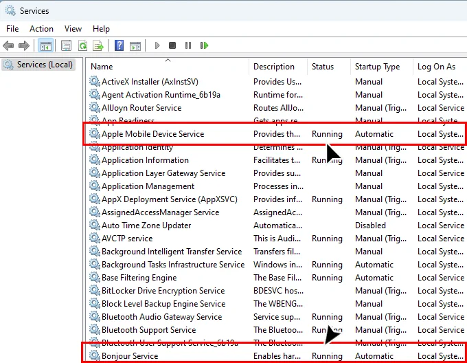 iTunes: reparar iPhone o iPad no detectado en Windows 11