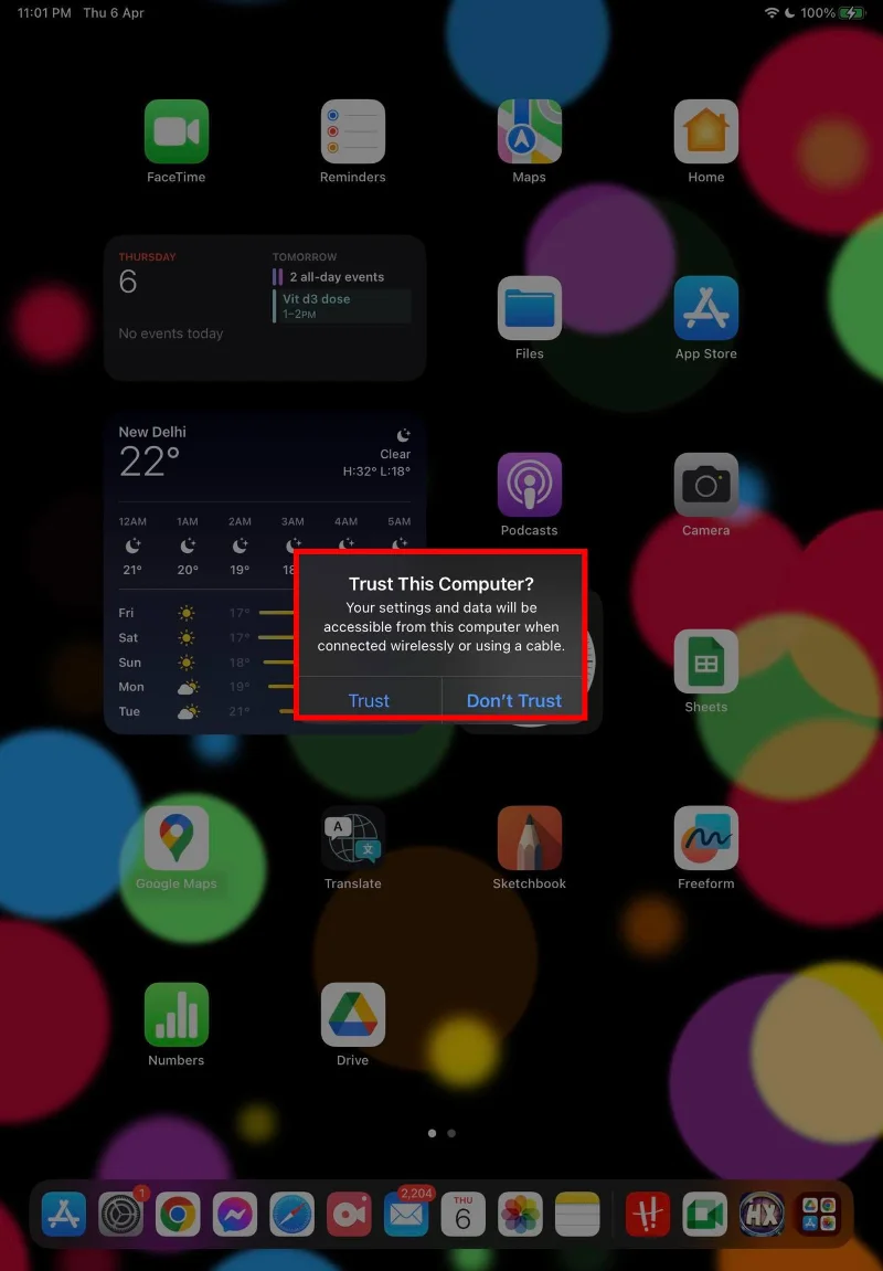iTunes: reparar iPhone o iPad no detectado en Windows 11