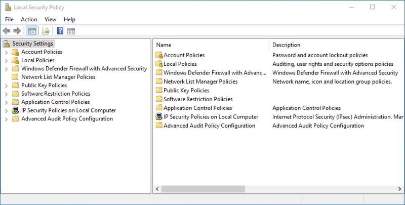 Politica de securitate locală: ce este și cum se deschide în Windows 11