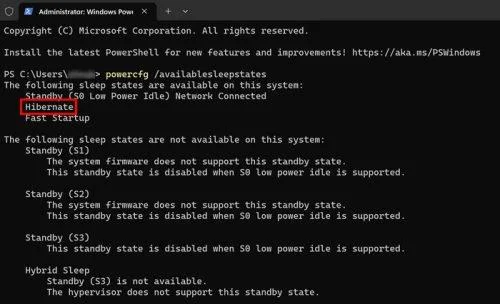 Windows 11: Cum se adaugă/elimină opțiunea Hibernare