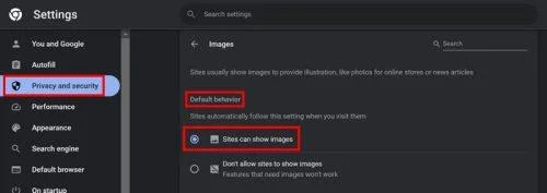 Remediați Google Chrome care nu încarcă imagini