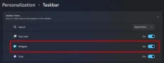 Windows 11: Cum să dezactivați widget-urile