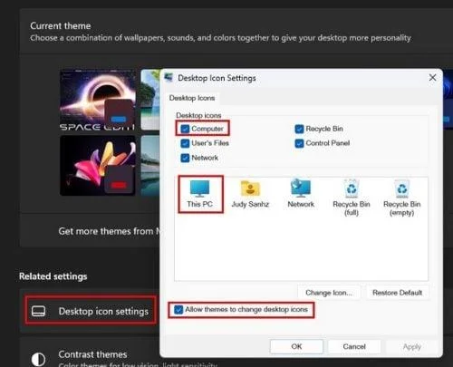 Activați această pictogramă PC pe desktop pentru toți utilizatorii Windows 11 Activați această pictogramă PC pe desktop pentru toți utilizatorii Windows 11