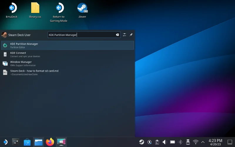 Steam Deck: Cum se formatează cardul SD