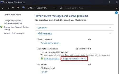 Windows 11: Cum să dezactivați sau să activați întreținerea automată