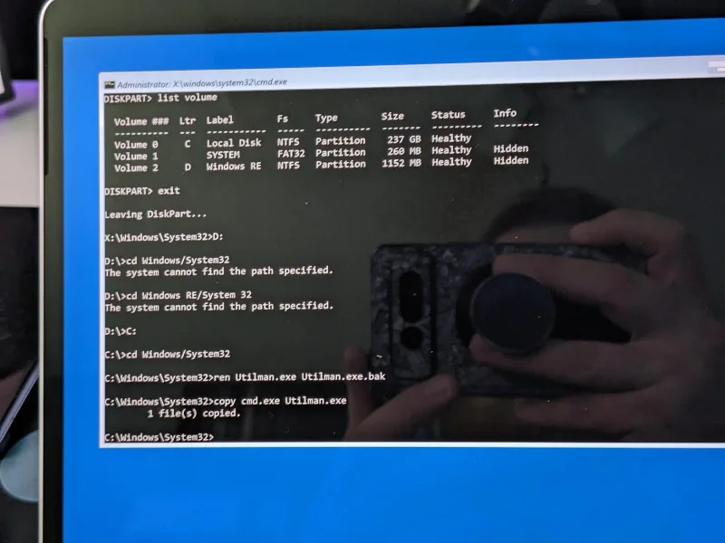 วิธีรีเซ็ตรหัสผ่านผู้ดูแลระบบ Windows 11 โดยใช้ CMD