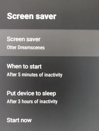 Android TV에 화면 보호기를 추가하는 방법