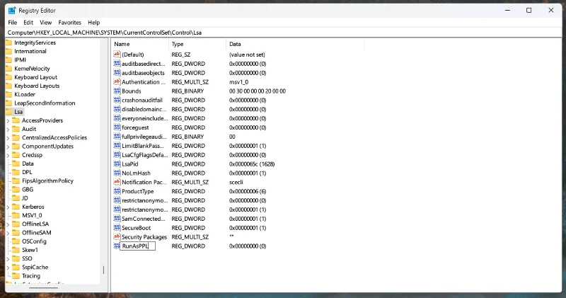Windows 11: การป้องกันหน่วยงานความปลอดภัยท้องถิ่นปิดอยู่