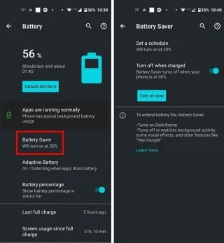 Android용 스마트폰 배터리 수명을 절약하는 최고의 팁