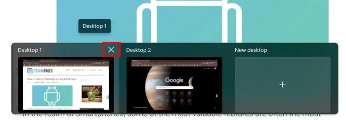 Windows 11에서 가상 데스크톱을 지우는 방법