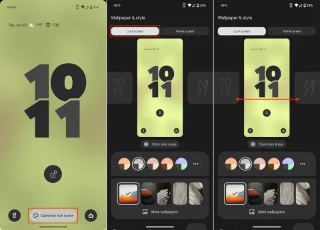 Android 14에서 잠금 화면을 사용자 지정하는 방법
