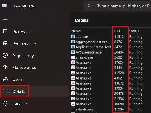 So finden Sie ganz einfach eine Anwendungsprozess-ID für Windows 11