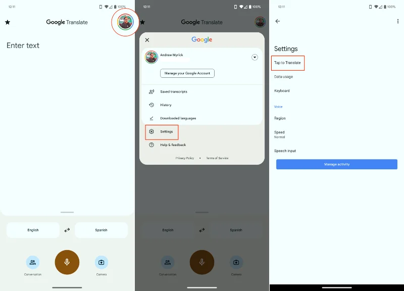 Android에서 메시지를 번역하는 방법