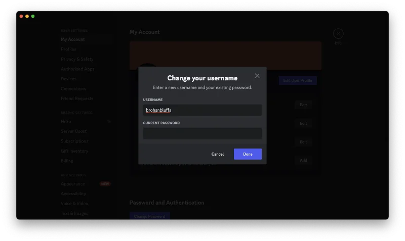 Discord 이름을 변경하는 방법