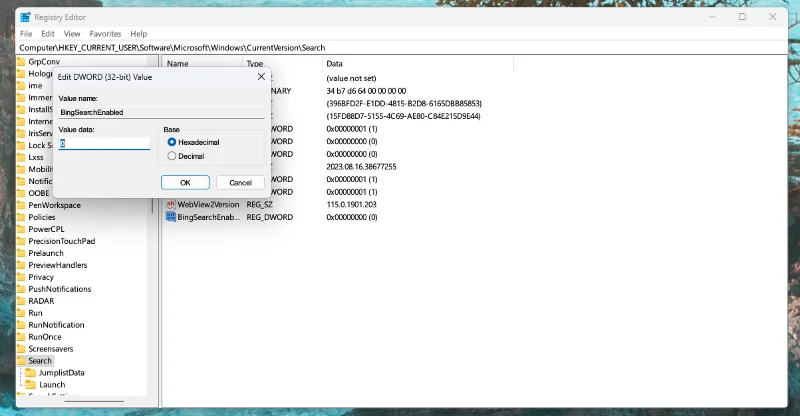 วิธีลบ Bing From Start ใน Windows 10 และ 11
