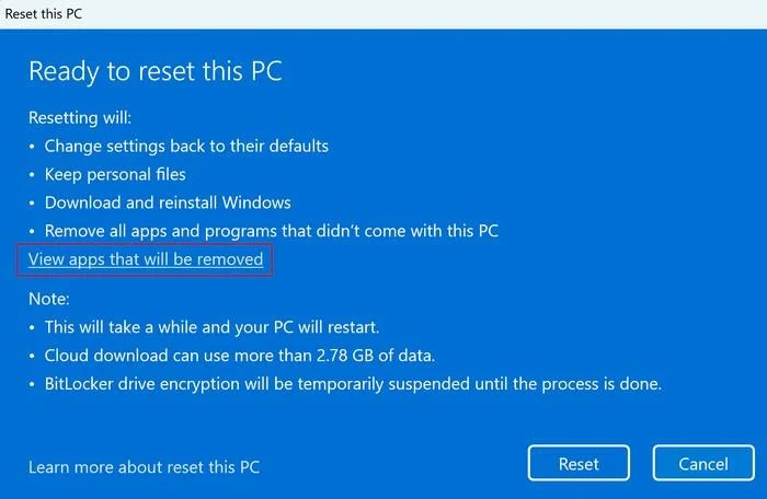 So setzen Sie Ihren Windows 11-Computer schnell zurück