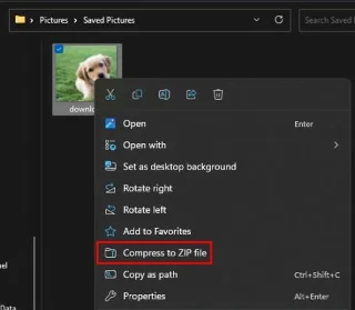 So komprimieren Sie Dateien einfach unter Windows 11