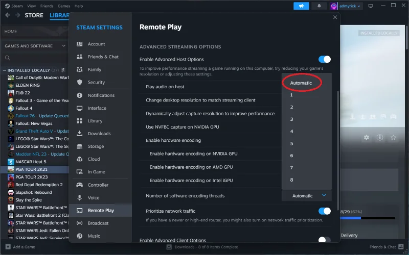 Steam Deck: So spielen Sie remote von Ihrem Computer aus
