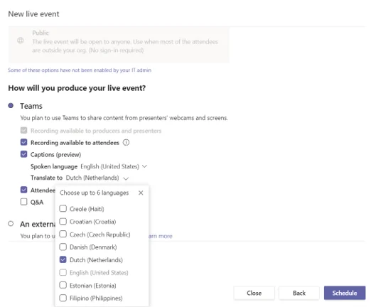 Microsoft Teams Live Event'in Sizin İçin Çalışmasını Nasıl Sağlarsınız (2022)