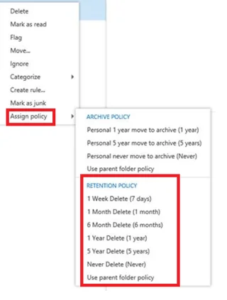 Office 365 Arşiv Posta Kutusuna Genel Bakış