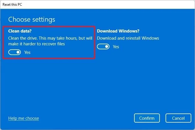How to factory reset Windows 11 removing everything