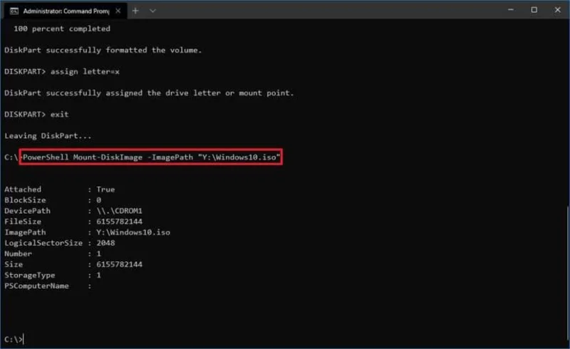 How to create Windows 10 bootable USB with Command Prompt