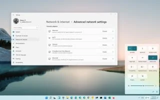Cách tắt bộ điều hợp mạng WiFi hoặc Ethernet trên Windows 11