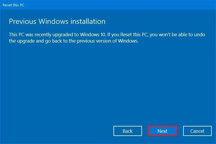 Windows 10 ‘Reset this PC’ feature gets ‘Cloud Download’ option