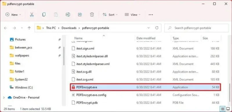 How to password protect PDF files free on Windows 11