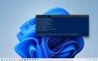 Как сбросить приложение с помощью PowerShell в Windows 11