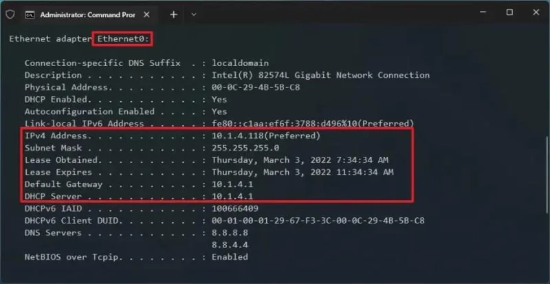 How to set a static IP address on Windows 11