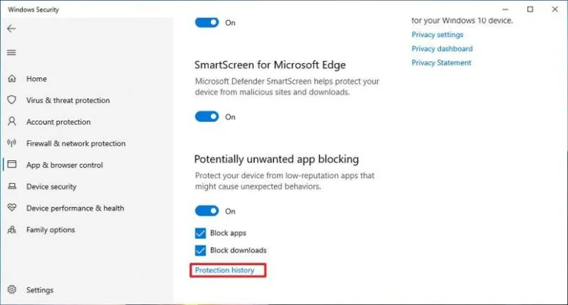 How to block potentially malicious apps on Windows 10