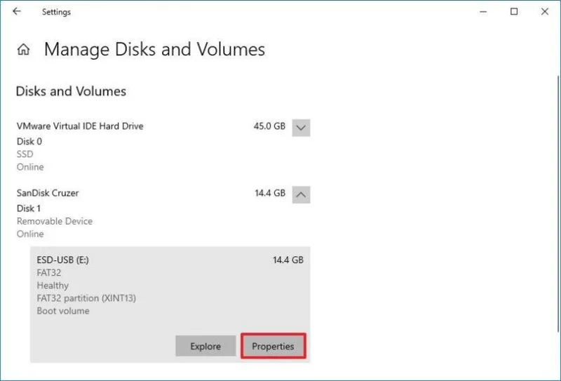 How to change drive letter using Settings on Windows 10