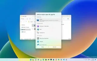 Как включить новый диалог «Открыть с помощью» в Windows 11