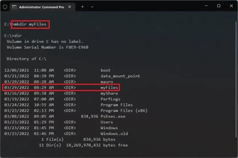 How to create new folder on Windows 11