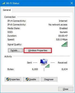 How to quickly find WiFi password on Windows 10