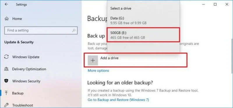 How to use File History to backup files on Windows 10