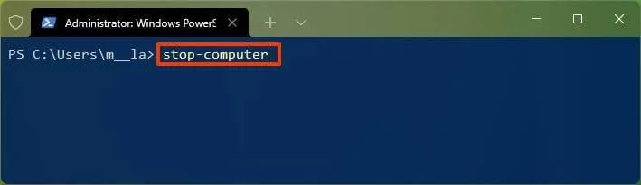 How to shut down Windows 11