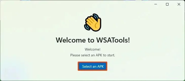 How to sideload Android apps using WSATools on Windows 11
